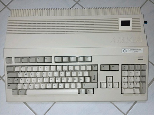 Commodore Amiga 500 1mb Mouse Y Salida Rgb Gotek Oled