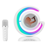 Nueva Luz Inalámbrica Bluetooth Sound Home Ktv Colorful Dual