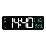 Reloj De Pared Digital Decorativo Led Pantalla Grande