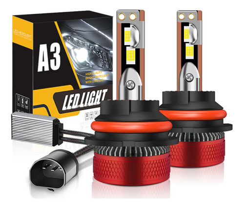 Focos Delanteros Led H4 H13 9007 9004 Alta Y Baja 26000lm