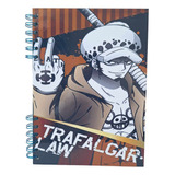 Cuaderno Personalizado One Piece Trafalgar Law 