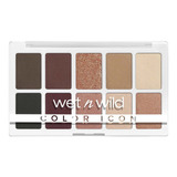 Paleta De Sombras Wet N Wild Color Icon 10 Pan Eyeshadow Color De La Sombra 1114073 Nude Awakening