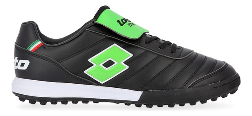 Botines Fútbol Stadio 500 Tf Para Hombre En Negro Y Verde