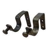 Soportes De Pared Hierro Bronce Viejo1 PuLG. X Par Star Deco