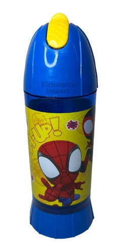 Vaso Botella Toma Jugo Con Bombilla Para Niños