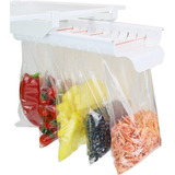 Estante Organizador De Bolsas Para Refrigerador Con 10 Bolsa