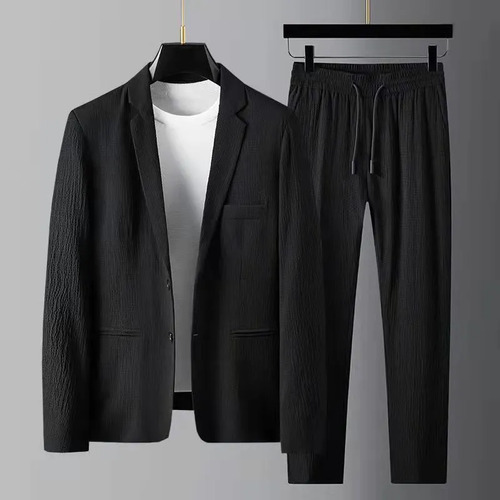 Conjunto Hombre Blazer Pantalón Casual Negocio Otoño