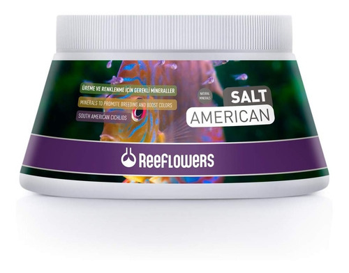 Reeflowers Salt American 250g Sal Mineral Para Discus