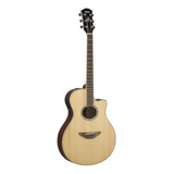 Guitarra Acústica Yamaha Apx600 Para Diestros Natural Gloss