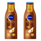 Hidratante Corp Nivea 200ml Pele Negra Cuidado Intenso-2un