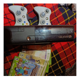 Microsoft Xbox 360  Standard Color Negro 2 Mandos ,4 Juegos