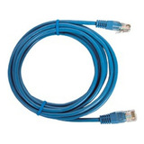 Patch Cord Cable Parcheo Red Utp Cat 5e 1 Metro Azul