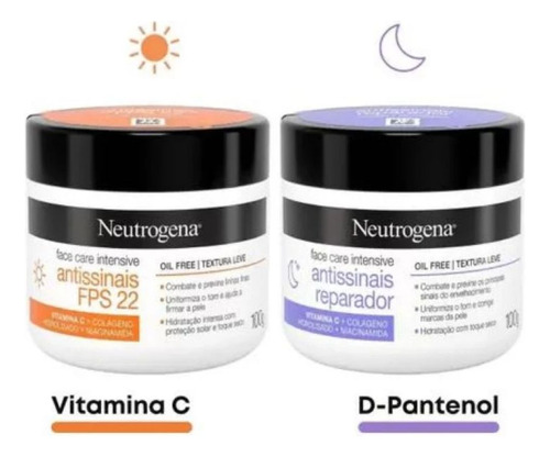 Neutrogena Antissinais Reparador + Neutrogena Antissinais Fp