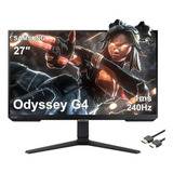 Monitor Gaming Samsung Odyssey G4 27  Fhd, 240hz, 1ms, G-syn