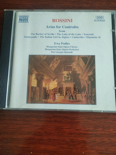 Rossini Arias For Contralto Cd