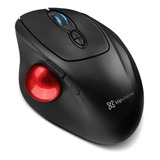 Mouse Trackball Inalámbrico Klip Xtreme Ergo Ball Kmw-800 Color Negro/rojo