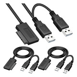 Adaptador Usb A Sata Delgado Para Cd/dvd Rom De Portátil -