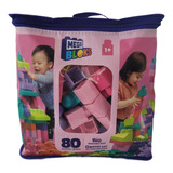 Mega Bloques Bolsa Grande Rosados Mattel 80pcs