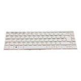 Teclado P/ Notebook Samsung Np270e4e-kdabr Marca Bringit Cor Branco