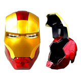 Casco Electrónico Iron-man Mk43 Para Llevar Con Luz Led, M.