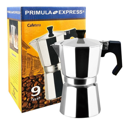 Cafetera Italiana Moka Primula Express Original De 9 Tazas