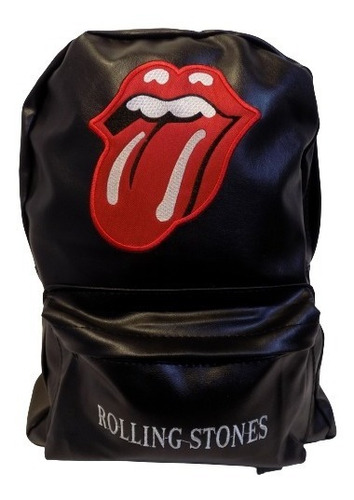  Mochilas De Cuero The Rolling Stones Bordada Que Sea Rock