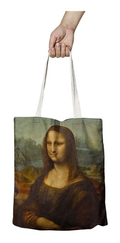 Bolsa Mujer Tote Bag Mona Lisa La Gioconda Bolsa Para Playa