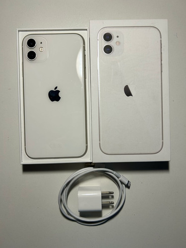 Apple iPhone 11 Blanco 64gb Usado Excelente Estado Con Caja