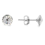 Aros De Plata 925 Swarovski® Elements Cristal