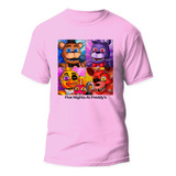 Camiseta Camisa Fnaf Five Nights At Freddy's Jogo Bonecos