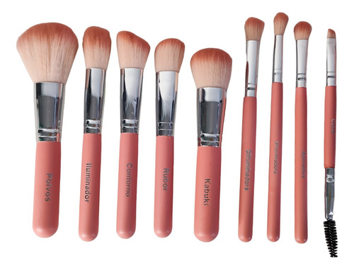 Set Estuche Brochas Maquillaje