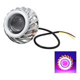 Faro Led Proyector Moto Auto Lupa Ojo De Angel Y Demonio 12v