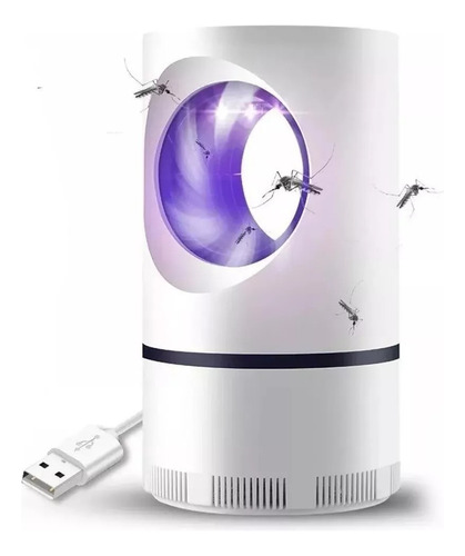 Lámpara Mata Zancudos Mosquitos Usb Elimina Dengue Insectos
