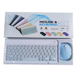 Set Teclado Bluetooth Recargable Mouse Keyboard Inalambricos