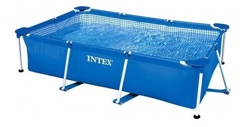 Piscina Intex Estrutural Retangular 2.282 Litros De Armação