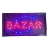 Letrero Led Luminoso Bazar 