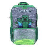 Mochila Grande Chenson Minecraft Primaria Zeep Mc65628-g