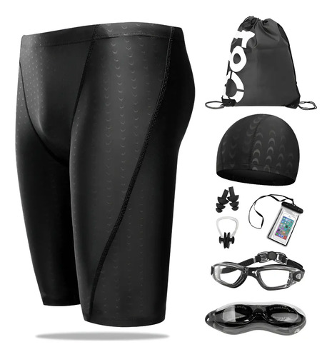 Gafas De Natación Traje + Bañador Hombre 8 Piezas | MercadoLibre