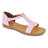 Zapato Casual Pr06376x Confort Talon Rosa Correa Tipot