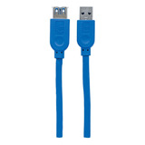 Cable De Extensión Usb Manhattan 325394 / Nexstore Color Azul