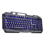 Teclado Gamer Usb Abnt2 Vinik Led Azul Multimídia Gt600