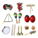 Conjunto De Percussão De Brinquedo Musical Montessori,