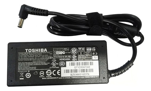 Cargador Notebook Para Toshiba 19v 3.42a 65w 5.5 X 2.5mm