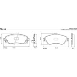 Pastillas Freno Gm Corsa Evolution/montana 2002/2010 Kit