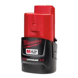 Bateria M12 Milwaukee 2.0ah De 12v De Lítio 48-11-2659