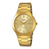 Reloj Casio Mtp-1170n-9ardf Hombre 100% Original Color De La Correa Dorado Color Del Bisel Dorado Color Del Fondo Dorado