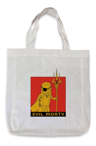 Bolso Tote Bag  Mujer Rick And Morty Evil Morty De Mano Dama