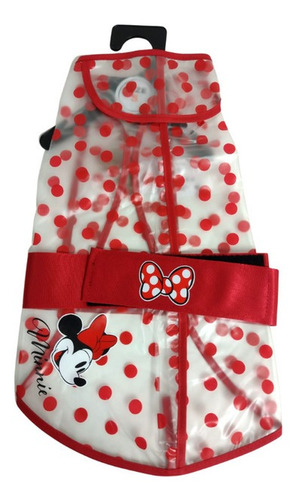 Impermeable Para Perro Ajustable - Minnie - Disney - Talle M