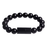 Pulsera Hombre Y Mujer Color Negro Cable Usb Tipo V8 Cuencas