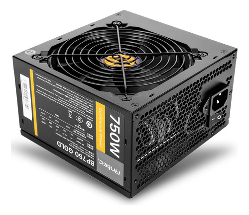 Fuente De Poder Antec Bp750 750w 80+ Gold Certificado Negro